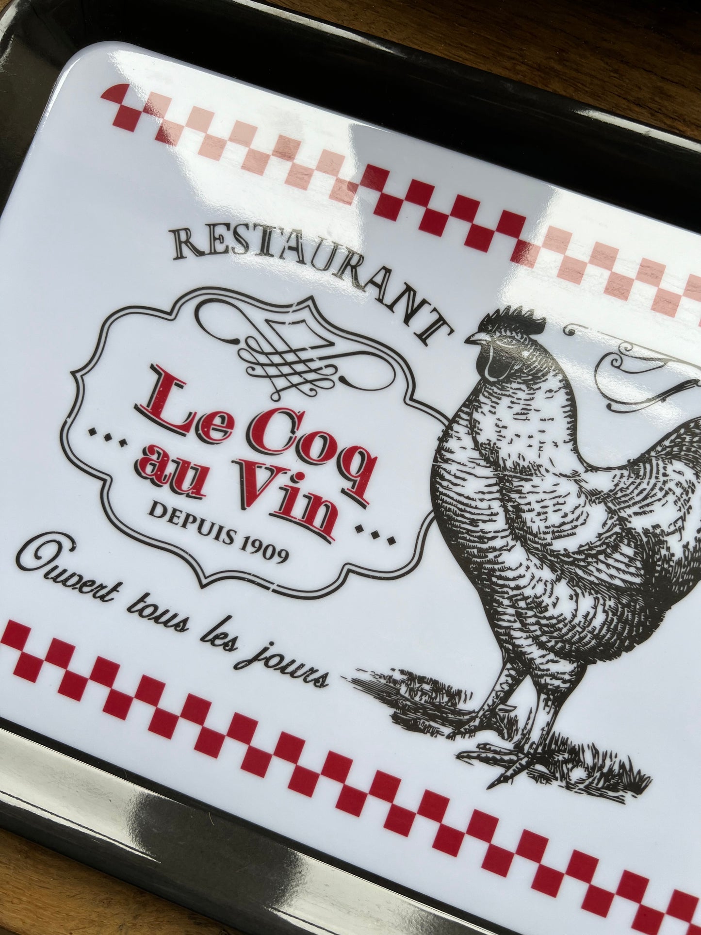 Le Coq au Vin serving tray π